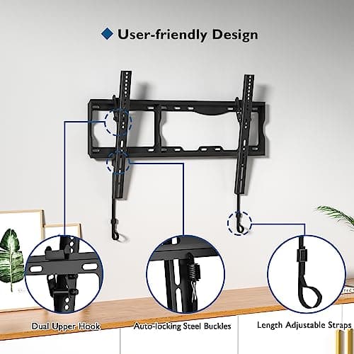 Thumbnail 1 de BONTEC Soporte Pared TV LED LCD Plasma 17-86" 🖥