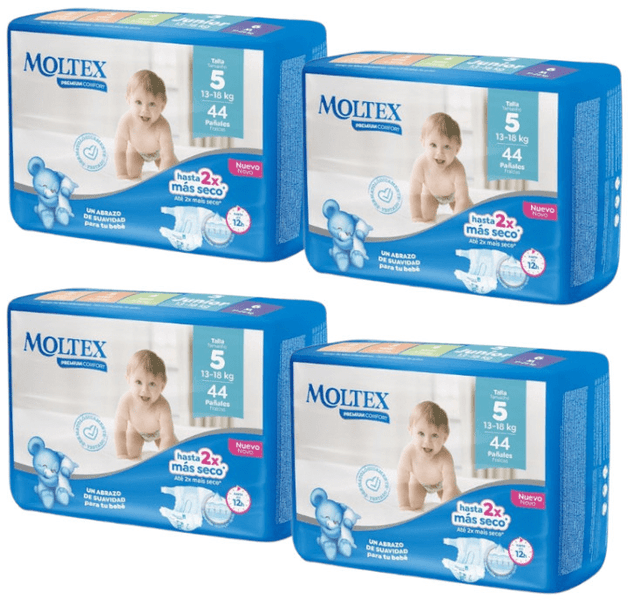 Imagen de Moltex Premium Comfort Talla 5 (13-18 Kg) - 4x44 uds en OfertitasTOP