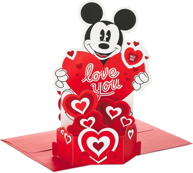 Imagen de Hallmark Biglietto San Valentino 3D Topolino en OfertitasTOP
