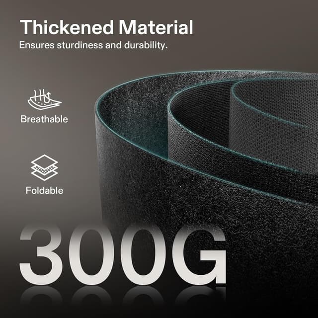 Detalle de VIVOSUN confezione da 5 vasi in tessuto addensato da 12L con manici