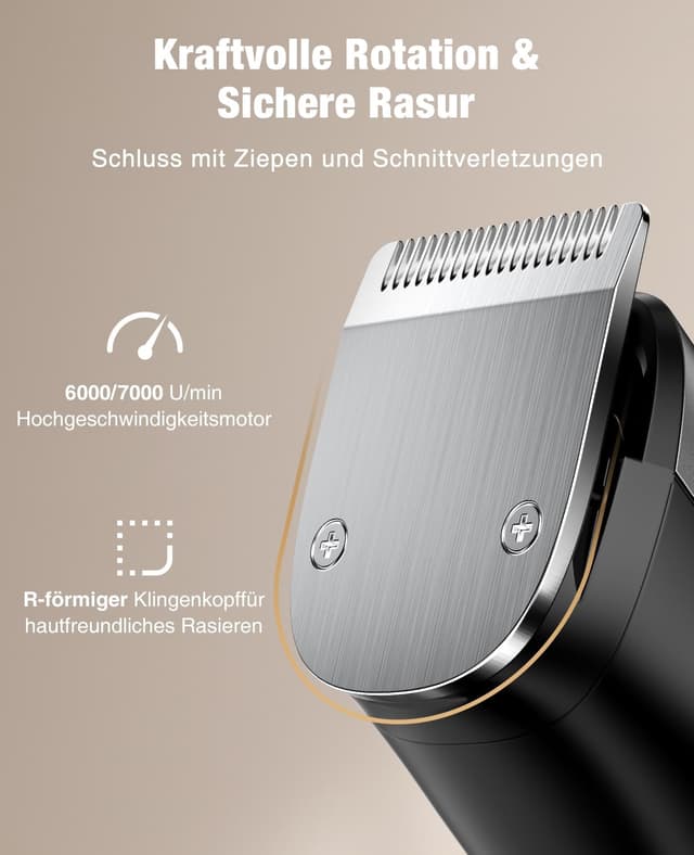 Thumbnail 5 de 12-in-1 Barttrimmer Herren IPX7