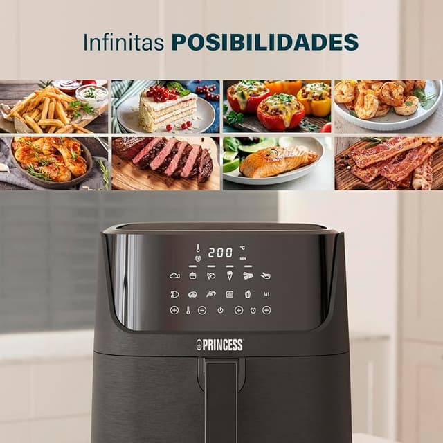Thumbnail 3 de Princess 182061 Freidora Sin Aceite 6.5L 🍟 Eficiente y Compacta