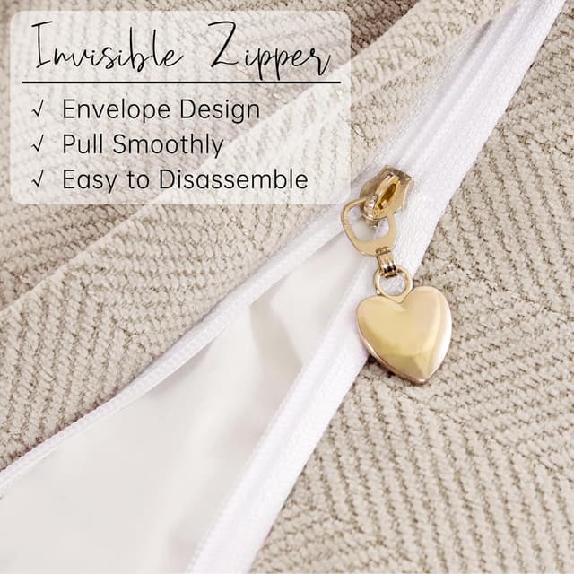 Detalle de 55 x 55 Chenille cushion covers set of 2