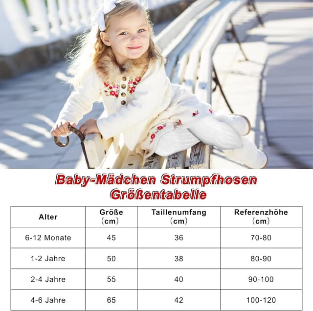 Thumbnail 6 de GENTABY Baby Strumpfhose Anti-Rutsch 3 Paar