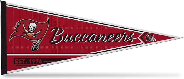 Detalle de Rico Industries NFL Football Classic 12" x 30" Felt Wall Décor Pennant