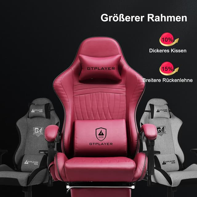 Detalle 2 de GTPLAYER sedia gaming ergonomica