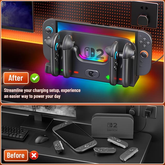 Thumbnail 4 de Wenocally Switch 2 Charger Dock