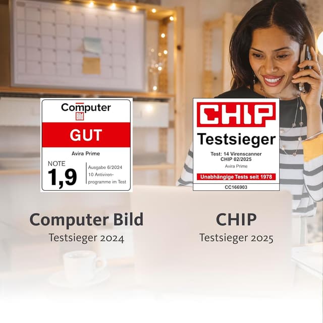 Detalle 2 de Avira Prime Antivirus & Security für 25 Geräte (1 Jahr) – Aktivierungscode per E-Mail