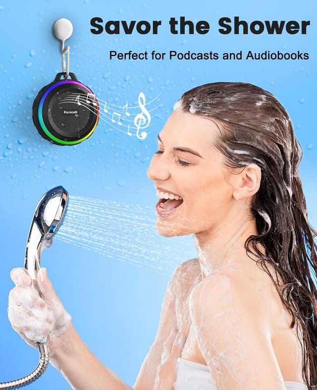 Detalle de Kunodi Bluetooth Shower Speaker 5W IPX7