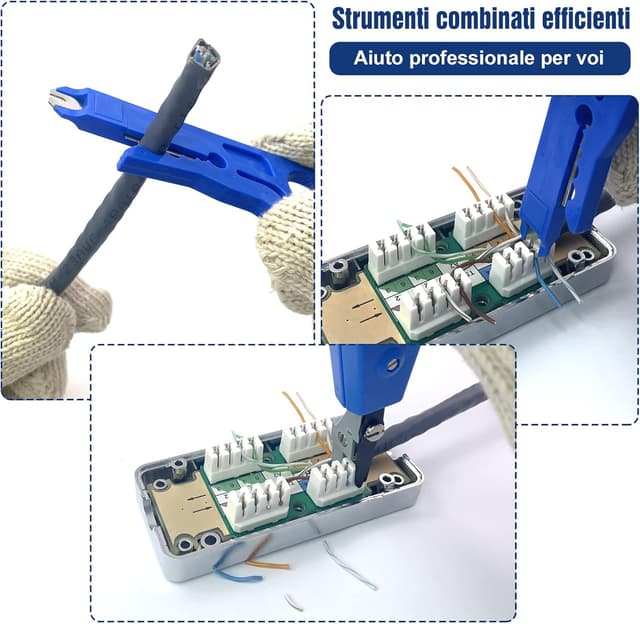 Thumbnail 6 de VCELINK G602BL Attrezzo Punch Down per RJ45