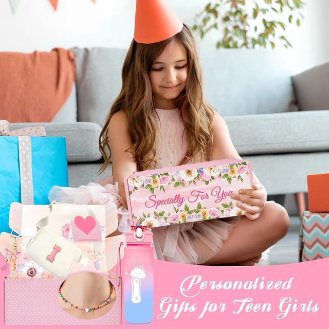 Thumbnail 6 de Awfrky Initial Cross Body Bag Fanny Pack Personalised Gift Set (6-piece) for teen girls