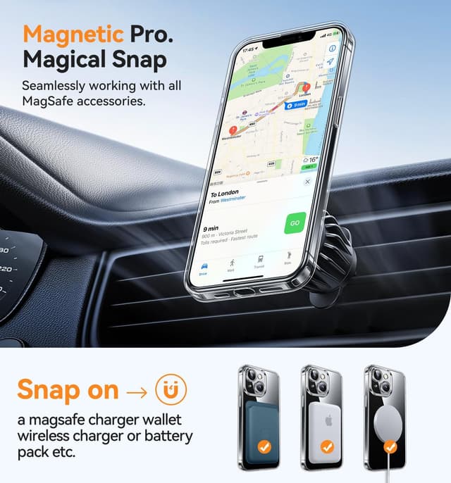 Detalle 1 de CANSHN iPhone 14 magnetic case, 6.1 inch