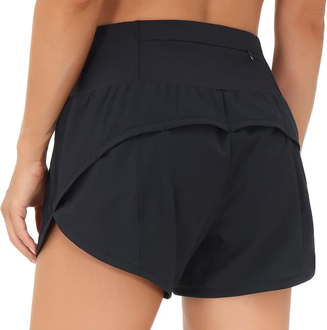 Detalle de THE GYM PEOPLE High Waisted Running Shorts
