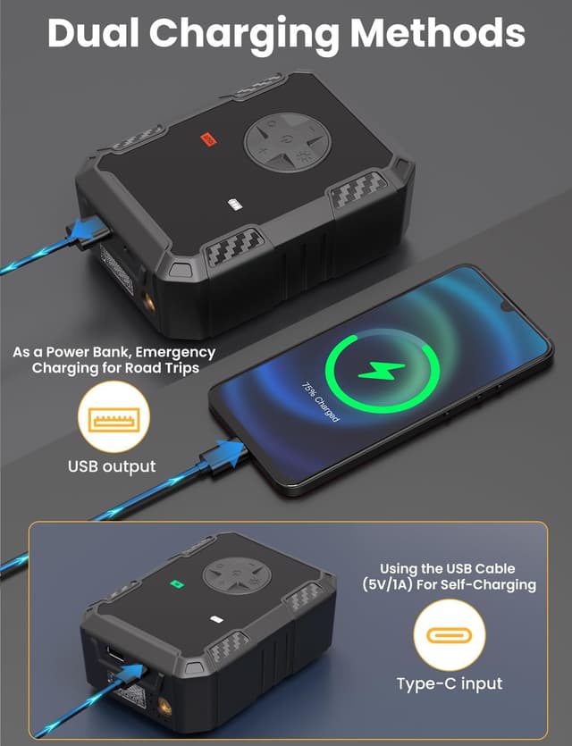 Thumbnail 3 de Oasser Tyre Inflator Cordless Pump