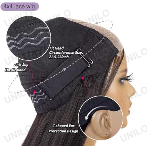 Thumbnail 6 de UNILO 18 inch peluca pelo natural 150% 🎀