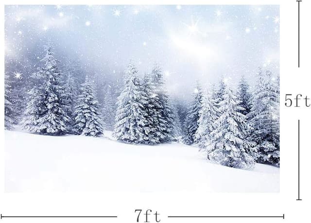 Detalle de MEHOFOTO Winter Wonderland Background 2.1m