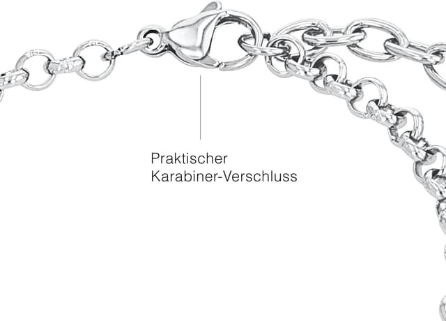 Detalle 2 de s.Oliver Pulsera corazón plata 925