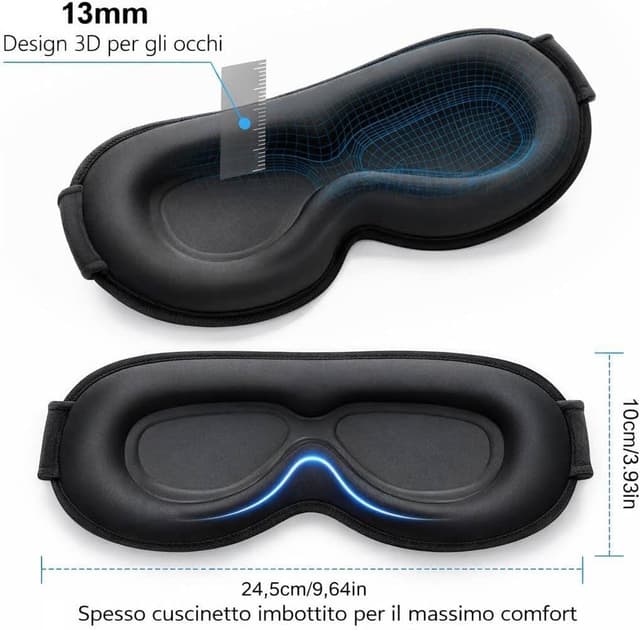 Thumbnail 1 de Mascherina per Dormire in Seta 100% Naturale