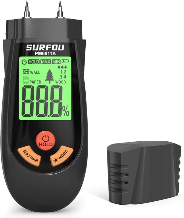 Detalle de SURFOU Medidor de Humedad 3 modos