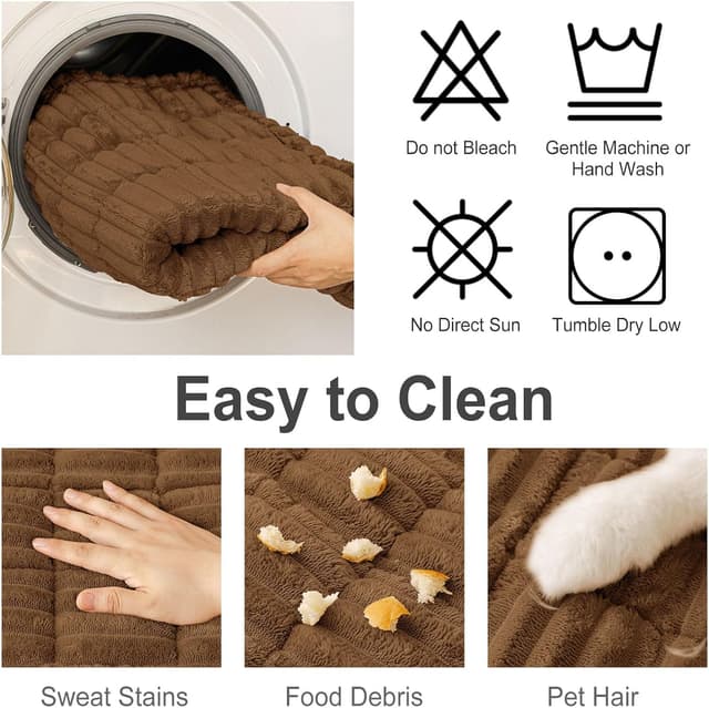 Thumbnail 6 de hyha Couch Cover for 3 Cushion Sofa 27.6x70.9