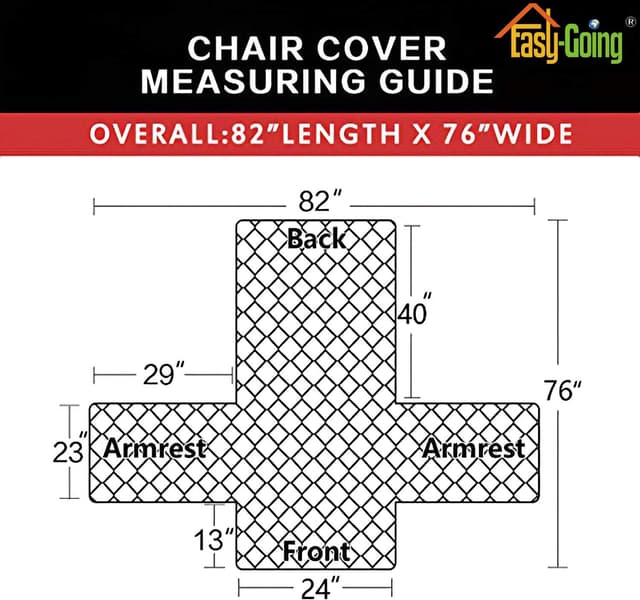 Thumbnail 5 de Easy-Going Reversible Chair Slipcover, Brown 🛋