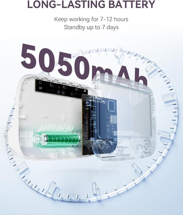 Detalle 2 de Comfyer 4-Split Screen Smart Video Baby Monitor 5"