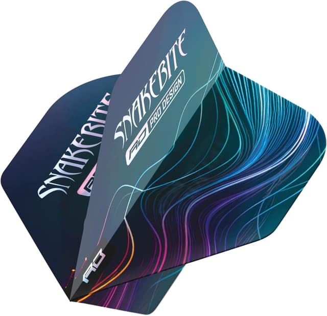 Detalle de RED DRAGON Professional Player Hardcore Premium Standard Dart Flights (100 micron) – 3 sets per pack