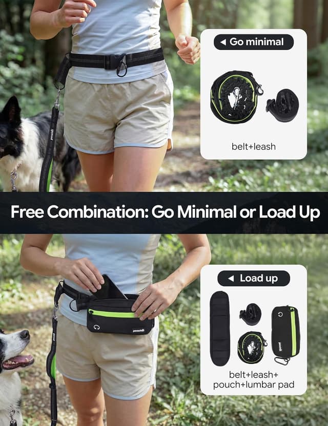 Detalle de Pecute 3 in 1 Hands-Free Dog Lead 130-147