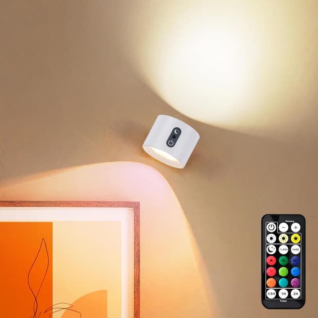 Detalle de LuminexDesigns Lámpara pared LED regulable 360°