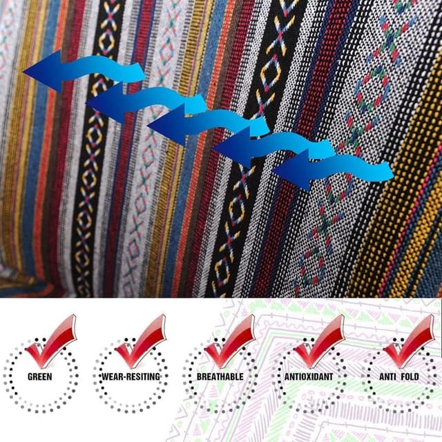 Thumbnail 4 de AUTOYOUTH Baja Colourful Blanket Car Seat Covers 2+1