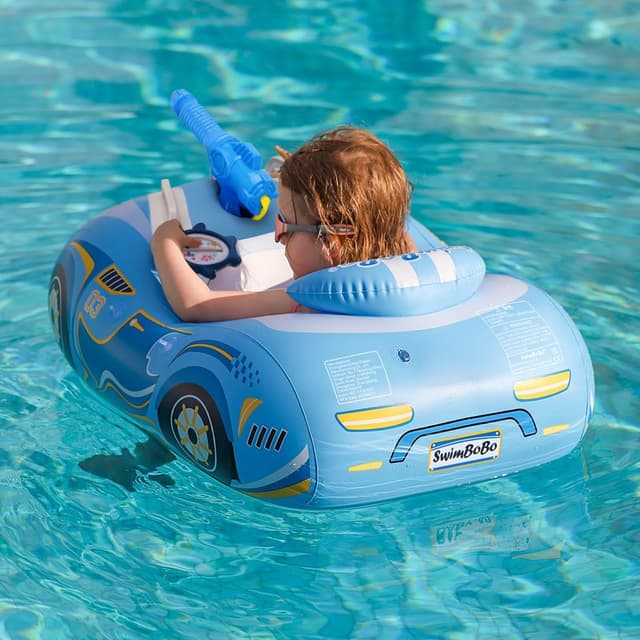 Detalle de Swimbobo Toddler Pool Float with Seat and Built-In Water Gun