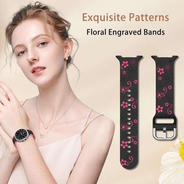 Detalle 2 de Bracelet silicone PinnWaa pour Galaxy Watch 8