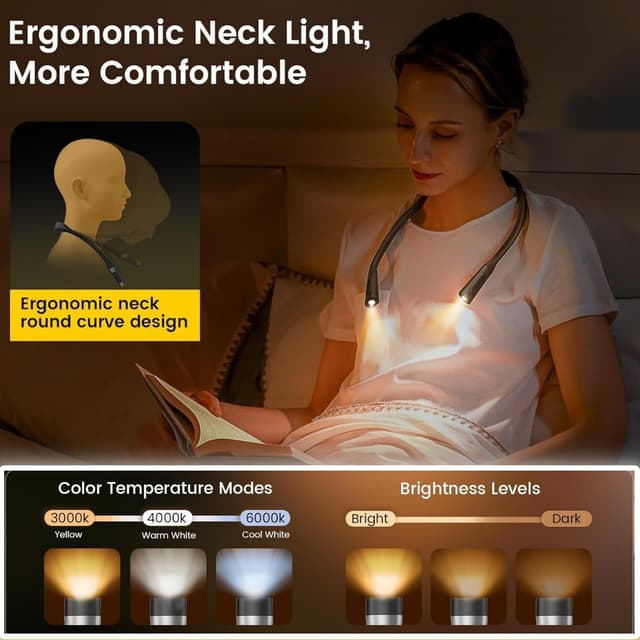 Detalle de Bed Neck Reading Light 1600mAh