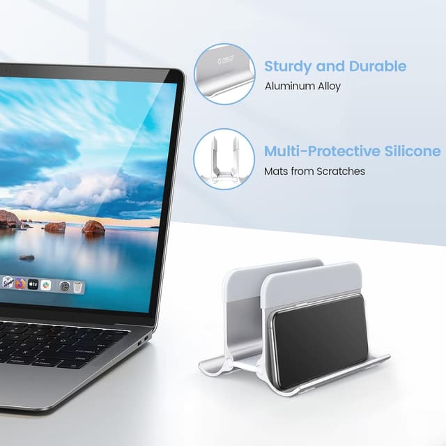 Detalle de ORICO Support Vertical Aluminium pour ordinateur portable