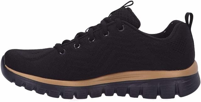 Thumbnail 4 de Skechers Graceful Get Connected: Zapatillas Mujer Negro/Rosa/Oro