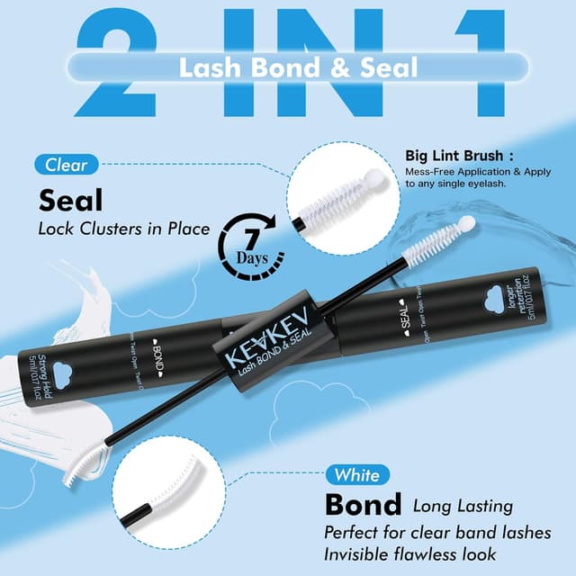 Detalle 2 de KEVKEV Lash Cluster Glue Clear 10ML