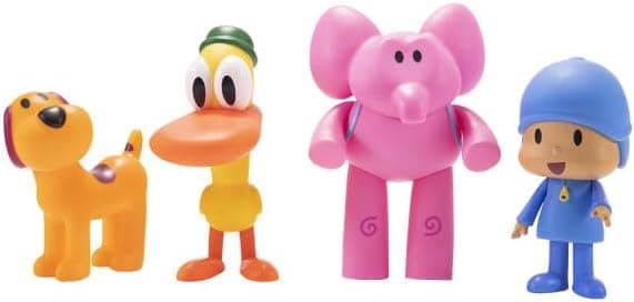 Detalle de BANDAI Pack 4 figuras Pocoyó y amigos FA77750 🎲