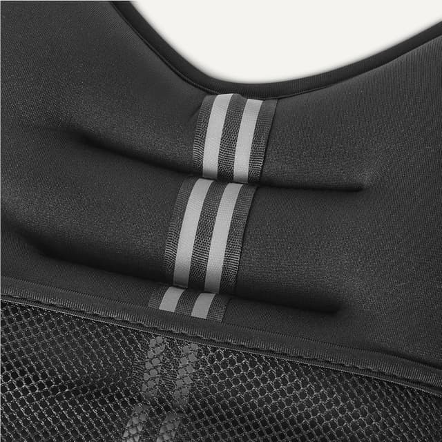 Detalle 2 de Amazon Basics chaleco con lastre de 5,4 kg con rayas reflectantes (neopreno reciclado)