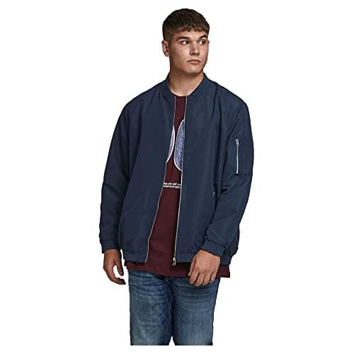 Imagen de Jack & Jones Jjerush Bomber Ps Chaqueta bomber 6XL azul marino 👕 en OfertitasTOP