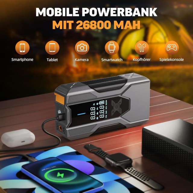 Detalle 2 de FNITAER Starthilfe Powerbank 8000A