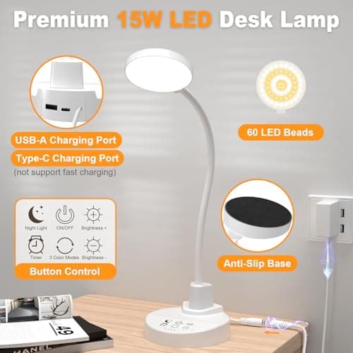 Thumbnail 7 de ZAPLIT Lámpara de escritorio LED 15W