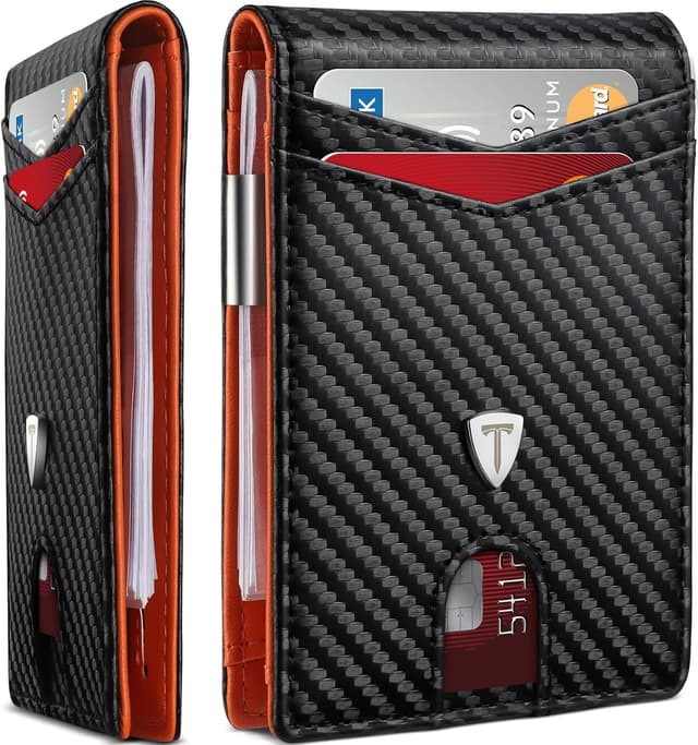 Detalle de Tomylv Wallet RFID blocking card wallet