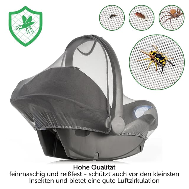 Detalle 1 de Zamboo Insektenschutz Babyschale mit Mückennetz