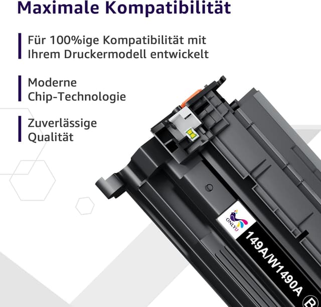 Detalle de ONLYU 149A W1490A Toner für HP 2.900 Seiten