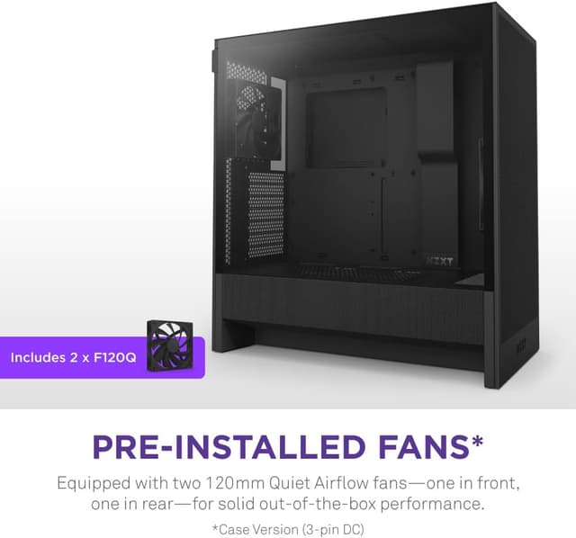Thumbnail 5 de NZXT H5 Flow Case Gaming ATX 2 ventole 120mm