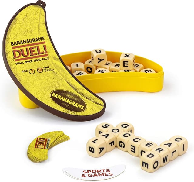 Detalle de Bananagrams Duel (Word Game) for 2 Players, Ages 7+