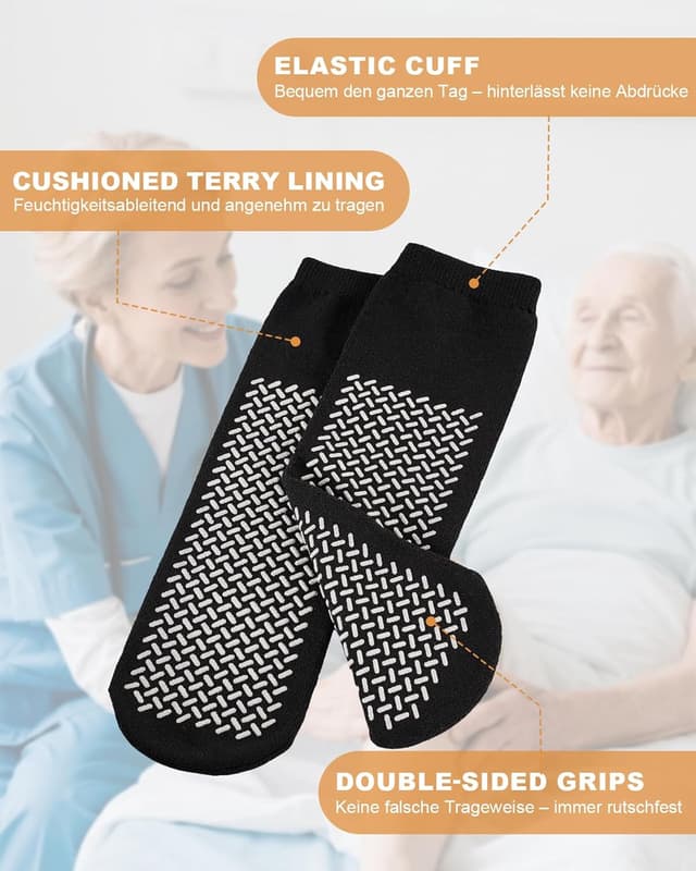 Detalle de SukModen Krankenhaussocken mit 3 Paar