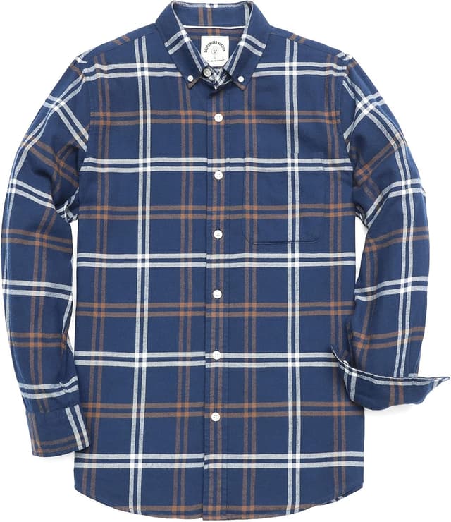 Detalle 2 de Dubinik Flanellhemd Herren 6 oz Langarm