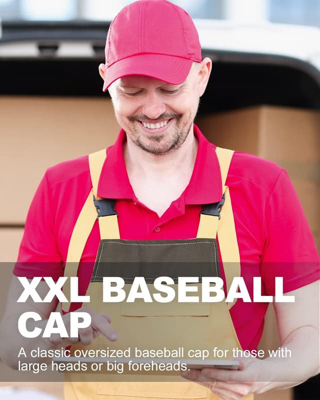 Detalle de Zylioo Casquette baseball grande taille XL/XXL hommes (55 à 65 cm) sport et loisirs
