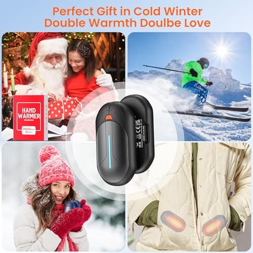 Thumbnail 6 de Chaufferette électrique main rechargeable 2 pack ⚡